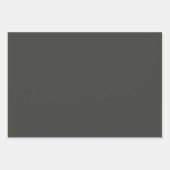 Olijf Zwart Mat Wrapping Papier Bladen Inpakpapier Vel (Voorkant 2)