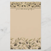 Olijfbijkantoor Briefpapier (Voorkant)