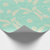 Olijfbijkantoor Cadeaupapier (Hoek)