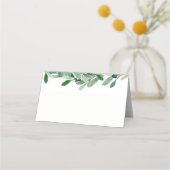 Olijfbijkantoor Floral Vrijgezellenfeest Plaatskaartje (Achterkant)