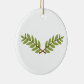 Olijfbijkantoor Keramisch Ornament (Rechts)