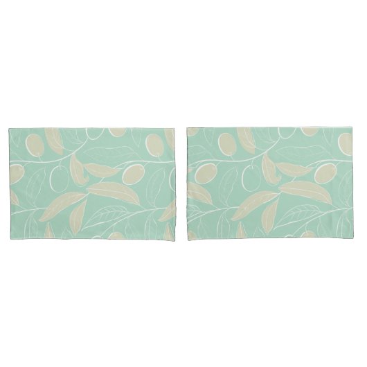 Olijfbijkantoor Kussensloop (Voorkant-Set)