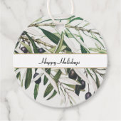 Olijfbijkantoor Prettige feestdagen Bedankjes Labels (Voorkant)