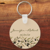 Olijfbijkantoor Sleutelhanger (Voorkant)