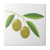 Olijfbijkantoor Tegeltje (Voorkant)