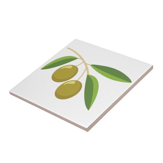 Olijfbijkantoor Tegeltje (Zijkant)