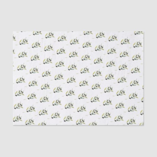 Olijfbijkantoor Tissuepapier (Voorkant)