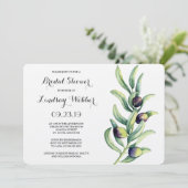 Olijfbijkantoor Vrijgezellenfeest Kaart (Staand voorkant)