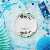 Olijfbijkantoor Vrijgezellenfeest Papieren Bordje (Feest)