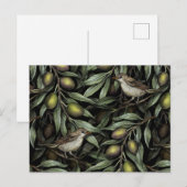Olijfbijkantoren en Warblers Briefkaart (Voorkant / Achterkant)