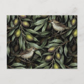 Olijfbijkantoren en Warblers Briefkaart (Voorkant)