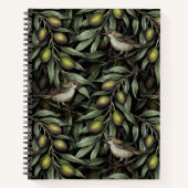 Olijfbijkantoren en Warblers Notitieboek (Voorkant)