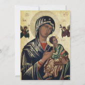 Olijfbijkantoren Grieks-orthodox Christening Bapti Kaart (Achterkant)