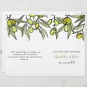 Olijfbijkantoren Natuur Greenery Botanical Wedding (Voorkant / Achterkant)