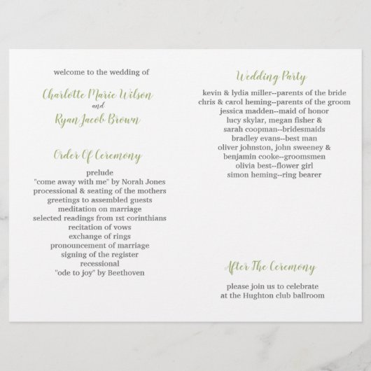 Olijfbijkantoren Natuur Greenery Botanical Wedding (Achterkant)