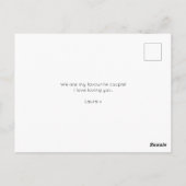 Olijfbijtak met briefkaart - 'olijf je' (Achterkant)