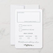 Olijfbijtak met keuzevrijheid voor maaltijd RSVP (Achterkant)