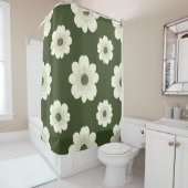 Olijfblaadjes Douchegordijn (In situ)