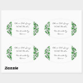 Olijfblad aangepaste recept of zeep label Stickers (Vel)