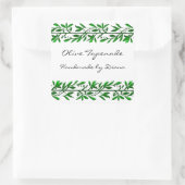 Olijfblad aangepaste recept of zeep label Stickers (Tas)