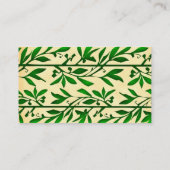 Olijfbladeren Eenvoudig elegant Visitekaartje (Achterkant)