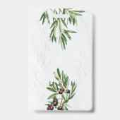 Olijfbladeren Grieks eiland Middellandse Zee Badge (Achterkant)