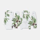 Olijfbladeren Grieks eiland Middellandse Zee Bedankdoosjes (Uitgevouwen)