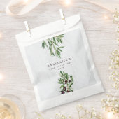 Olijfbladeren Grieks eiland Middellandse Zee Bedankzakje (Geknipt)
