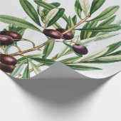 Olijfbladeren Grieks eiland Middellandse Zee Cadeaupapier (Hoek)