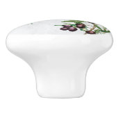 Olijfbladeren Grieks eiland Middellandse Zee Keramische Knop (Zijkant)