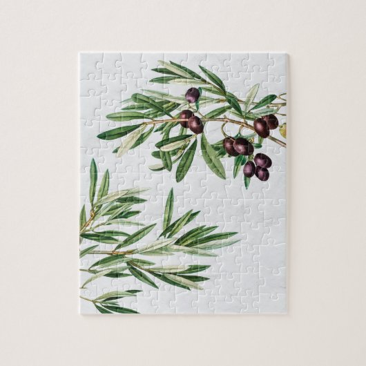 Olijfbladeren Grieks eiland Middellandse Zee Legpuzzel (Verticaal)