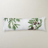 Olijfbladeren Grieks eiland Middellandse Zee Lichaamskussen (Achterkant)