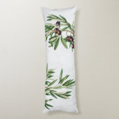 Olijfbladeren Grieks eiland Middellandse Zee Lichaamskussen (Achterkant (Verticaal))