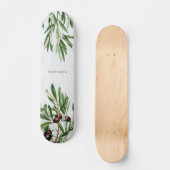 Olijfbladeren Grieks eiland Middellandse Zee Persoonlijk Skateboard (Voorkant)
