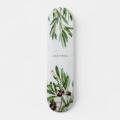 Olijfbladeren Grieks eiland Middellandse Zee Persoonlijk Skateboard (Voorkant)