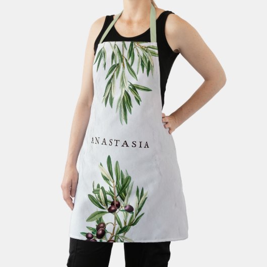 Olijfbladeren Grieks eiland Middellandse Zee Schort (Insitu)