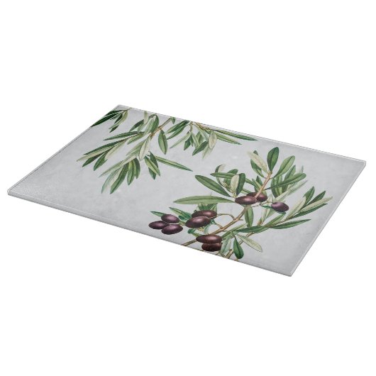 Olijfbladeren Grieks eiland Middellandse Zee Snijplank (Hoek)