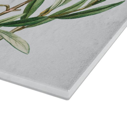 Olijfbladeren Grieks eiland Middellandse Zee Snijplank (Hoek)