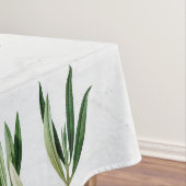 Olijfbladeren Grieks eiland Middellandse Zee Tafelkleed (Voorbeeld)