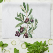 Olijfbladeren Grieks eiland Middellandse Zee Theedoek (Gevouwen)