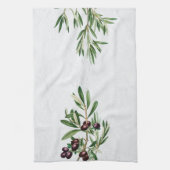Olijfbladeren Grieks eiland Middellandse Zee Theedoek (Verticaal)