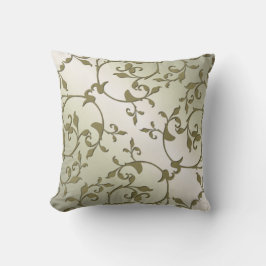 Olijfbladeren met schuifwiel kussen