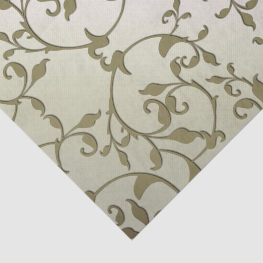 Olijfbladeren met schuifwiel tissuepapier (Detail)