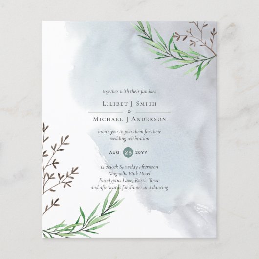 Olijfbladeren Trouw Stofblauw Citroen (Voorkant)