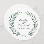 Olijfbladstickers op maat kaart (Voorkant / Achterkant)