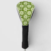 Olijfbloesem herhaling golfheadcover (Voorkant)