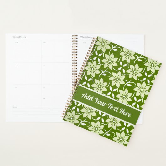 Olijfbloesem herhaling planner (Display)