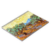 Olijfbomen (1889), landschapskunst Van Gogh spiraa Notitieboek (Linkerzijde)