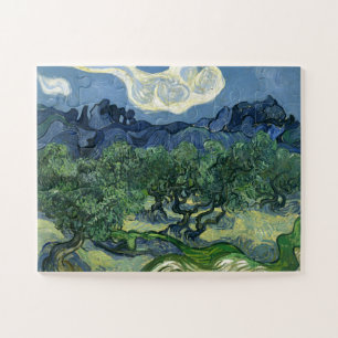 Olijfbomen door schilderkunst van Van Gogh Legpuzzel