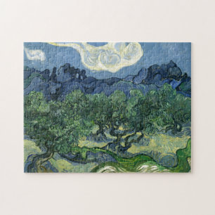 Olijfbomen door schilderkunst van Van Gogh Legpuzzel